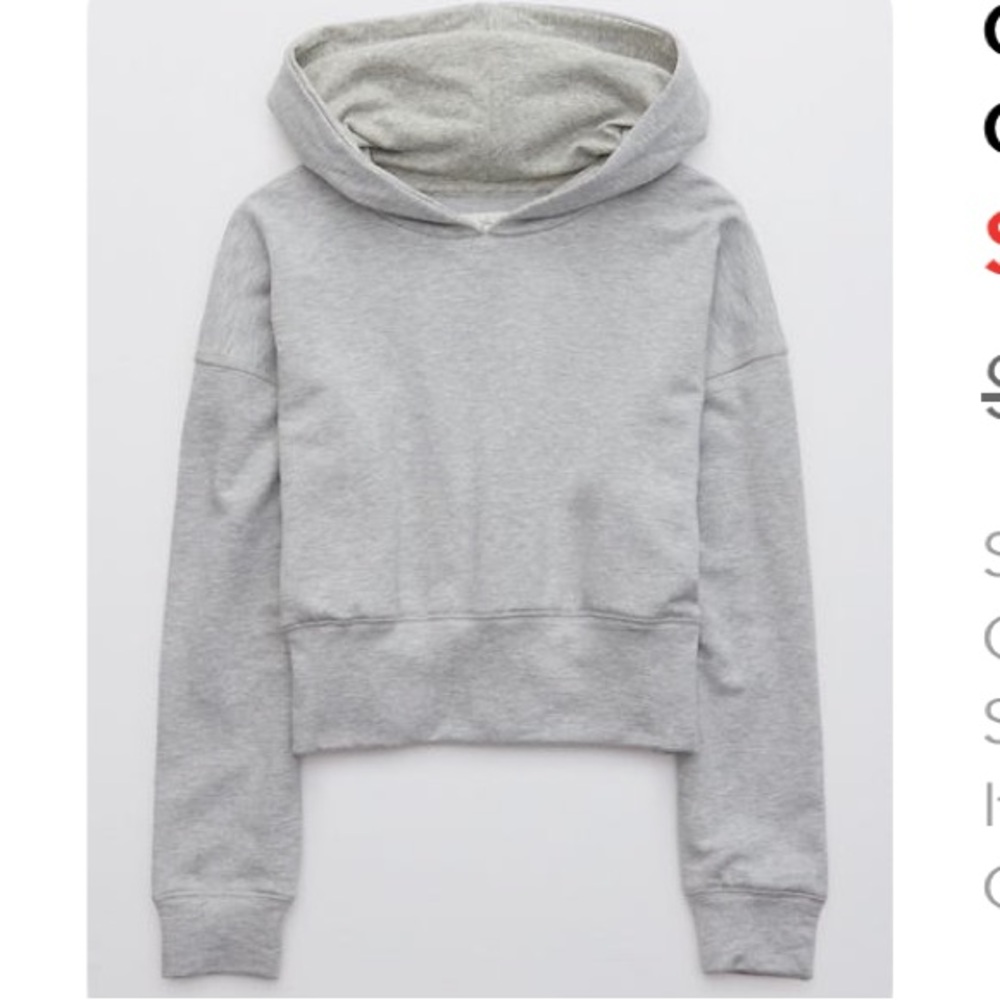 OFFLINE OTT CROPPED FLEECE HOODIE